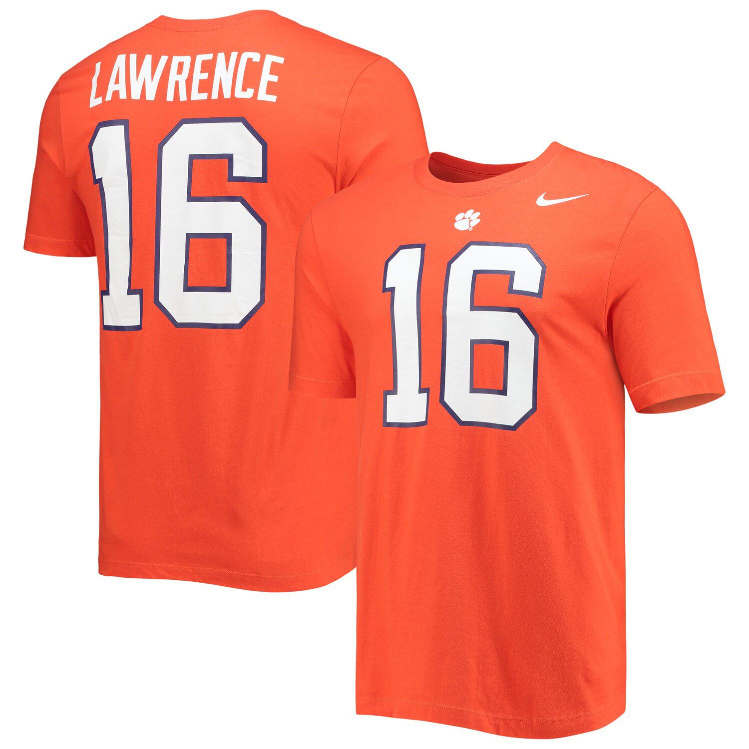 Men's Majestic Threads Trevor Lawrence Cream/Teal Jacksonville Jaguars  Vintage Player Name & Number 3/4