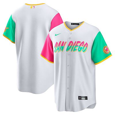 Men's Nike White San Diego Padres 2022 City Connect Replica Team