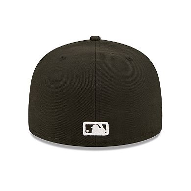 Men's New Era Black Boston Red Sox Team Logo 59FIFTY Fitted Hat