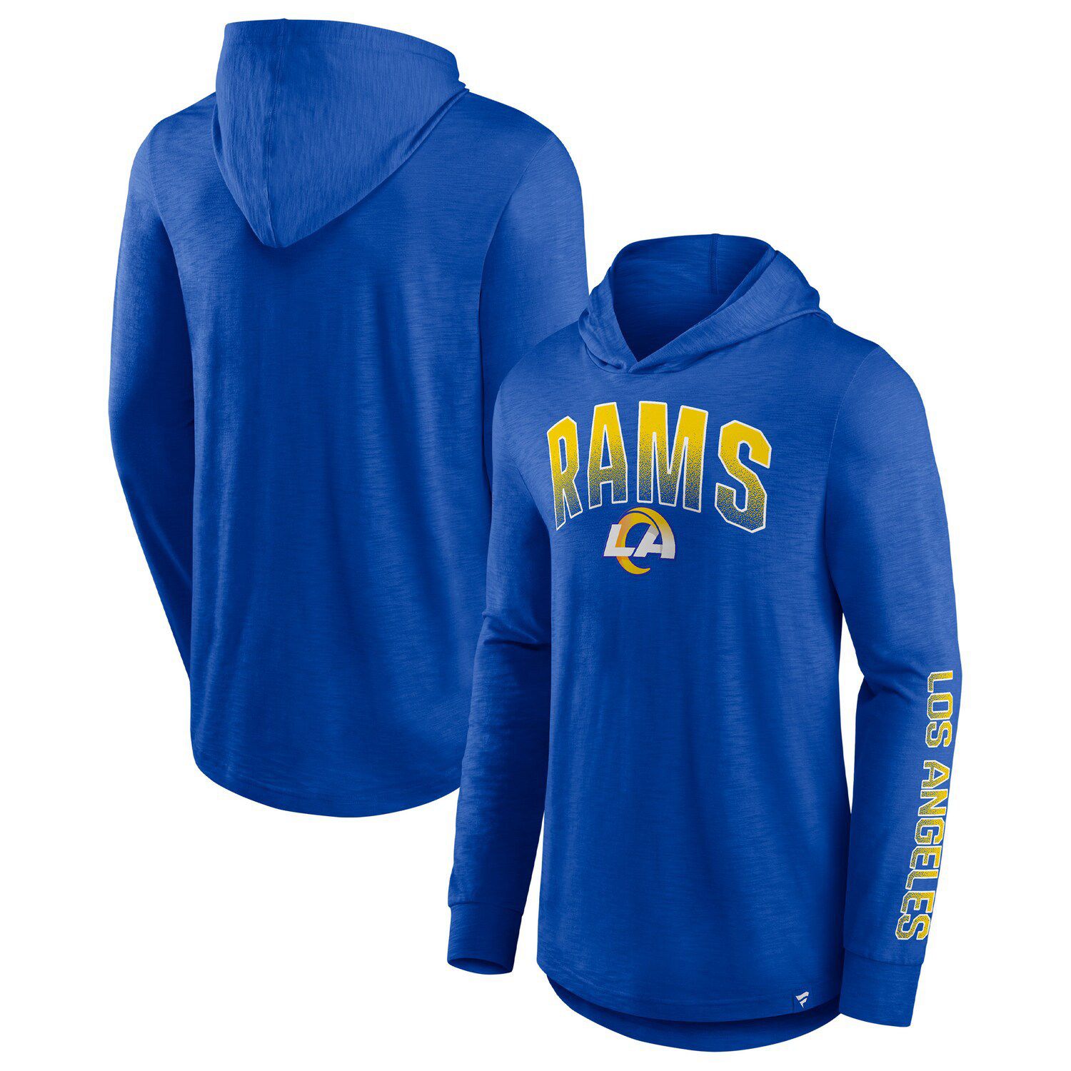 Men's Starter Black Los Angeles Rams Vamos Pullover Hoodie Size: Large