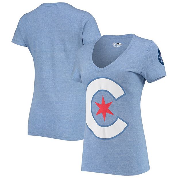 Women's New Era Blue Chicago Cubs City Connect Cap Logo Tri