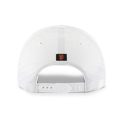 Men's '47 White San Francisco Giants Flag Flutter Hitch Snapback Hat