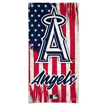 WinCraft Los Angeles Angels 60'' x 30'' Patriotic Spectra Beach Towel