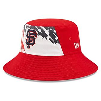 Men's New Era Red San Francisco Giants 2022 4th of July Bucket Hat