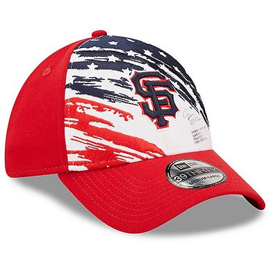 Men's New Era Red San Francisco Giants 2022 4th of July 39THIRTY Flex Hat