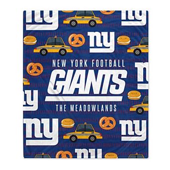 New York Giants 60'' x 70'' Hometown Logo Fleece Blanket