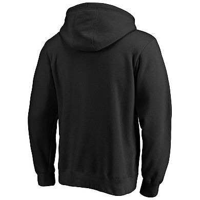 Men's Fanatics Branded Black Seattle Kraken Big & Tall Victory Arch Pullover Hoodie