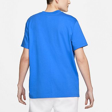 Women's Nike Blue Barcelona Swoosh T-Shirt