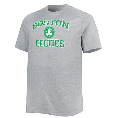 Men's Black Boston Celtics Big & Tall Heart & Soul T-Shirt