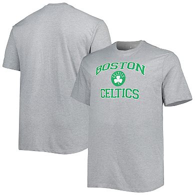 Men's Black Boston Celtics Big & Tall Heart & Soul T-Shirt
