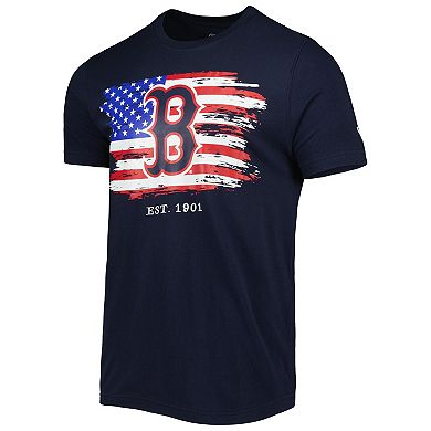 Men's New Era Navy Boston Red Sox 4th of July Jersey T-Shirt