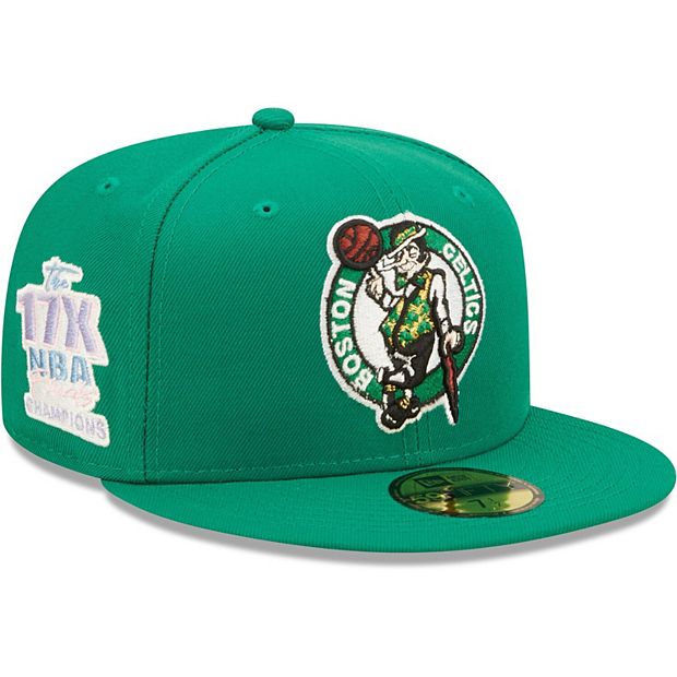 Men's Boston Celtics New Era White Color Pop 9FIFTY Snapback Hat