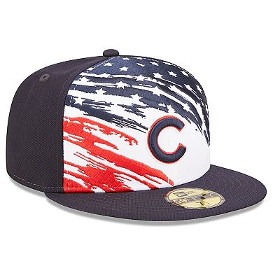 Men's New Era Navy Chicago Cubs 2022 4th of July On-Field 59FIFTY ...
