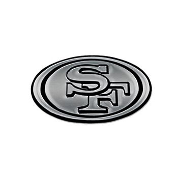 WinCraft San Francisco 49ers Team Chrome Car Emblem