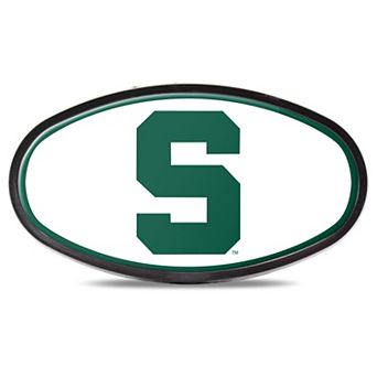 WinCraft Michigan State Spartans Oval Color-Covered Tailgate Hitch Cover