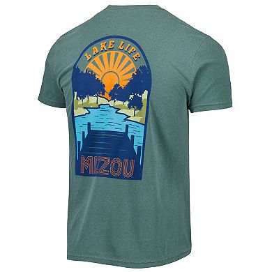 Men's Green Missouri Tigers Lake Life Comfort Color T-Shirt