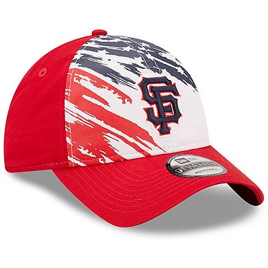 Men's New Era Red San Francisco Giants 2022 4th of July 9TWENTY Adjustable Hat