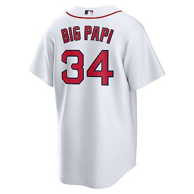 Men s Nike David Ortiz White Boston Red Sox Big Papi Replica Jersey