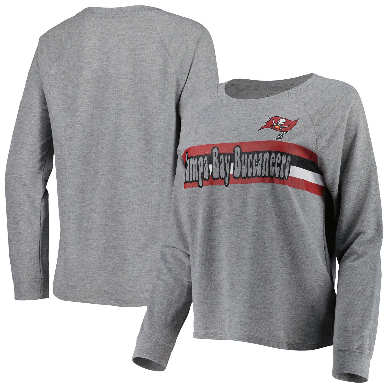 Tampa Bay Buccaneers New Era Combine Authentic Stated Long Sleeve T-Shirt -  Heathered Gray