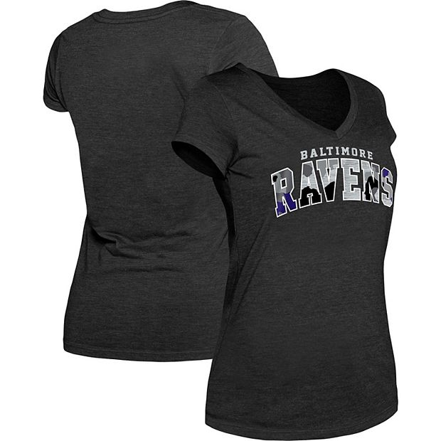 Baltimore Ravens Kids Youth Girls Size Official NFL Juniors Sheer T-Shirt  New