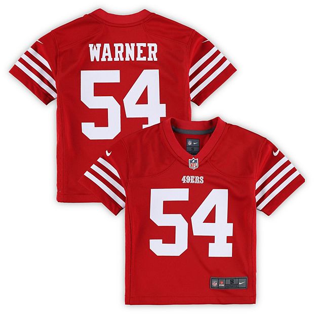 Fred Warner San Francisco 49ers Nike Youth Game Jersey - Scarlet