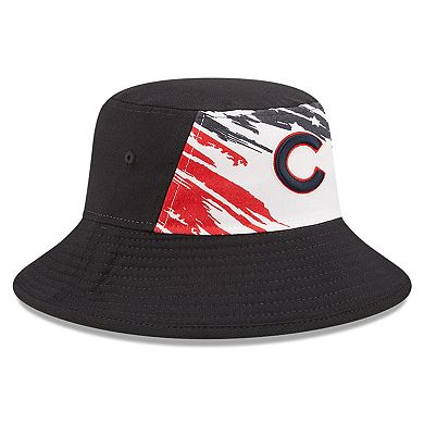 Men's New Era Navy Chicago Cubs 2022 4th of July Bucket Hat