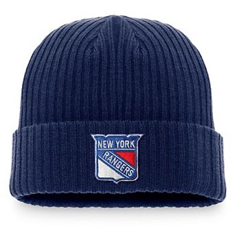 Men's Fanatics Branded Navy New York Rangers Core Primary Logo Cuffed Knit Hat