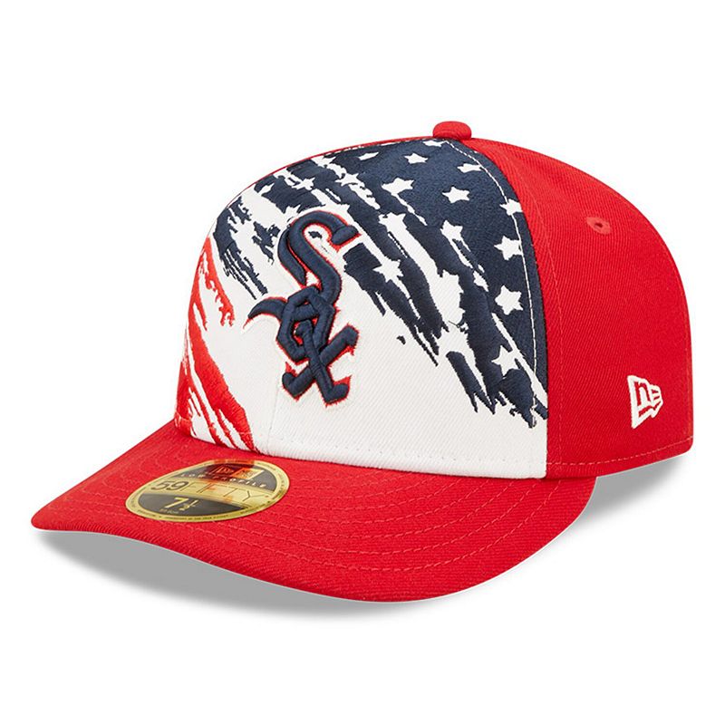 Mens New Era Red Chicago White Sox 2022 4th of July Low Profile 59FIFTY Fi