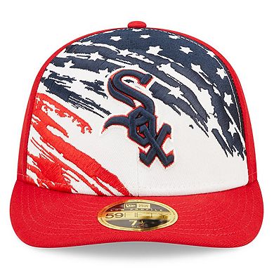 Men's New Era Red Chicago White Sox 2022 4th of July Low Profile 59FIFTY Fitted Hat