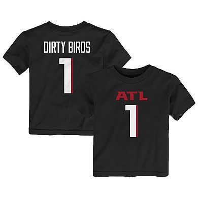Toddler Black Atlanta Falcons Dirty Birds T-Shirt