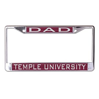 WinCraft Temple Owls S/L Dad License Plate Frame