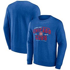 Fanatics Shirt Adult 3XLT Tall Grey Chicago Cubs Long Sleeve Outdoors Tee  Men's