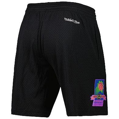 Men's Mitchell & Ness Black Phoenix Suns Hardwood Classics Color Bomb Energy Shorts