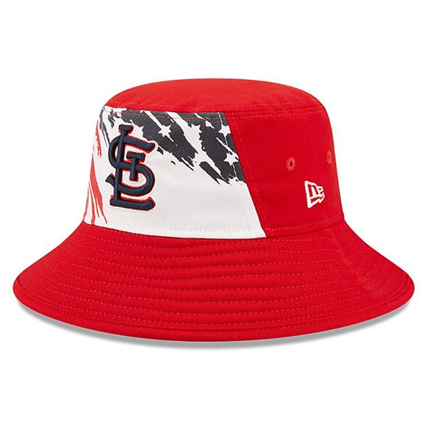 Men's St. Louis Cardinals New Era Red 2023 Fourth of July Bucket Hat