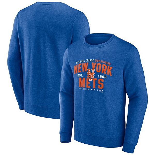 Fanatics Men's Branded Heathered Royal New York Mets Badge of