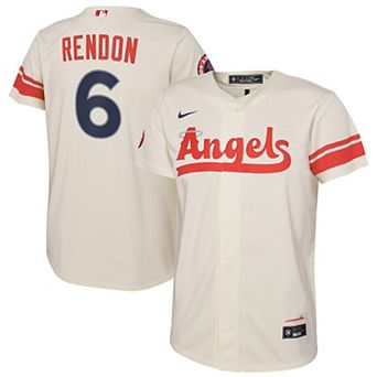 Youth Nike Anthony Rendon Cream Los Angeles Angels 2022 City Connect Replica Player Jersey
