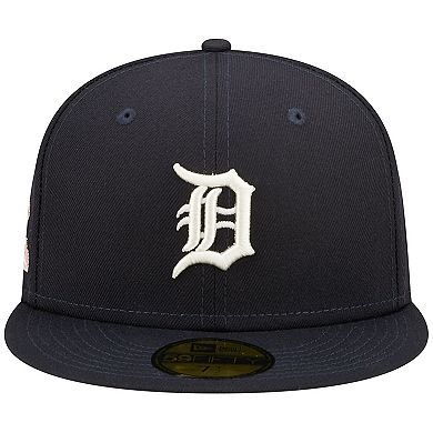 Men's New Era Navy Detroit Tigers Pop Sweatband Undervisor 1984 MLB ...