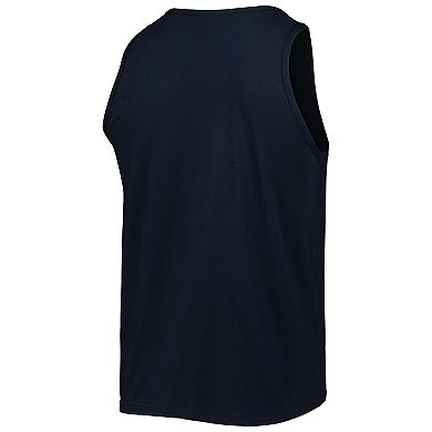 Men's Mitchell & Ness Navy Chicago Cubs Cooperstown Collection Stars and Stripes Tank Top