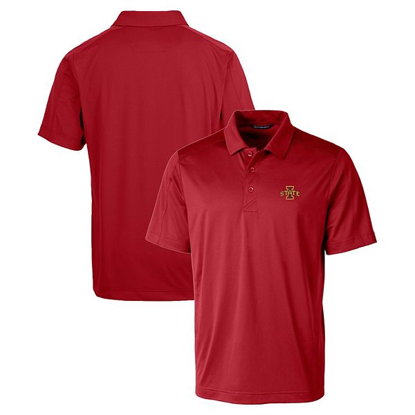 Men's Cutter & Buck Cardinal Iowa State Cyclones Prospect Textured ...