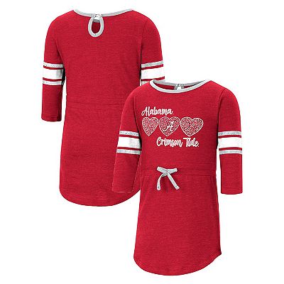 Girls Toddler Colosseum Heathered Crimson Alabama Crimson Tide