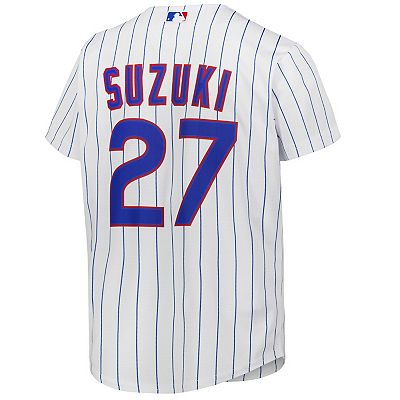 Youth Nike Seiya Suzuki White Chicago Cubs Alternate Replica Player Jersey