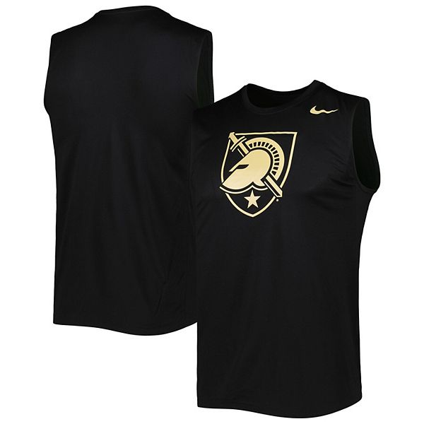 Men's Nike Black Army Black Knights Performance Team Logo Legend Tank Top