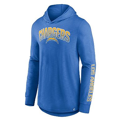 Men's Fanatics Branded Powder Blue Los Angeles Chargers Front Runner Pullover Hoodie