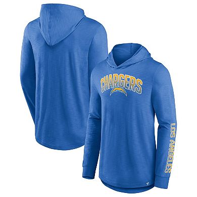 Men's Fanatics Branded Powder Blue Los Angeles Chargers Front Runner Pullover Hoodie
