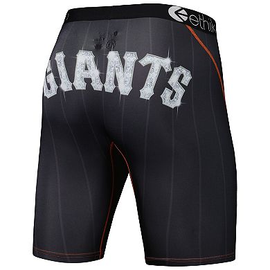 Men's Ethika Black San Francisco Giants Slugger Boxers