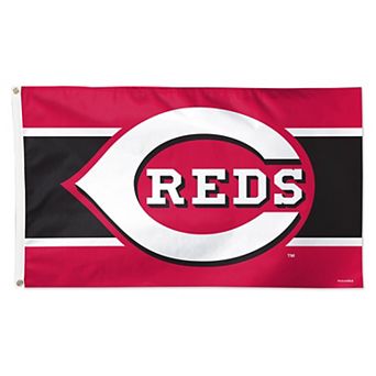 WinCraft Cincinnati Reds 3' x 5' Horizontal Stripe Deluxe Single-Sided Flag