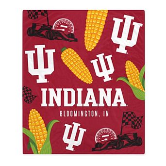 Indiana Hoosiers 60'' x 70'' Hometown Logo Fleece Blanket
