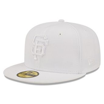 Men's New Era San Francisco Giants White on White 59FIFTY Fitted Hat