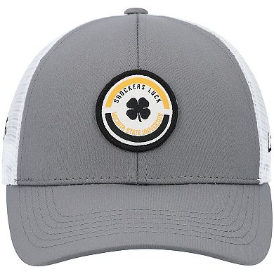 Men's Gray Wichita State Shockers Motto Trucker Snapback Hat