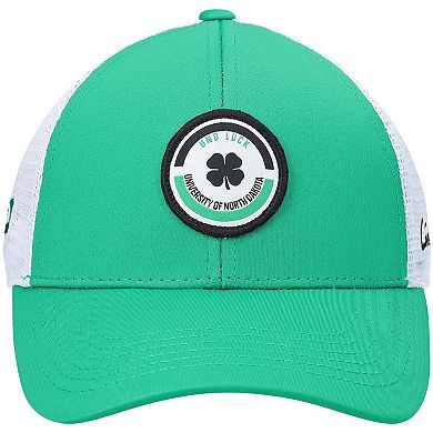 Men's Kelly Green North Dakota Motto Trucker Snapback Hat